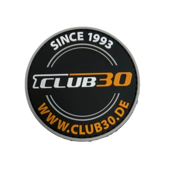 Club 30 Patch mit Klett